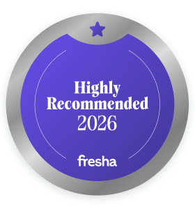 Insignia Highly Recommended de Fresha para ATICA SALON